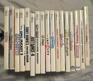 Lot of 15 Nintendo Wii Video Games